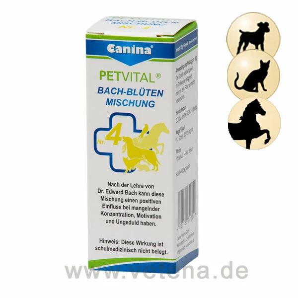 Canina PETVITAL BachblĂŒten Nr. 4 Lernbereitschaft
