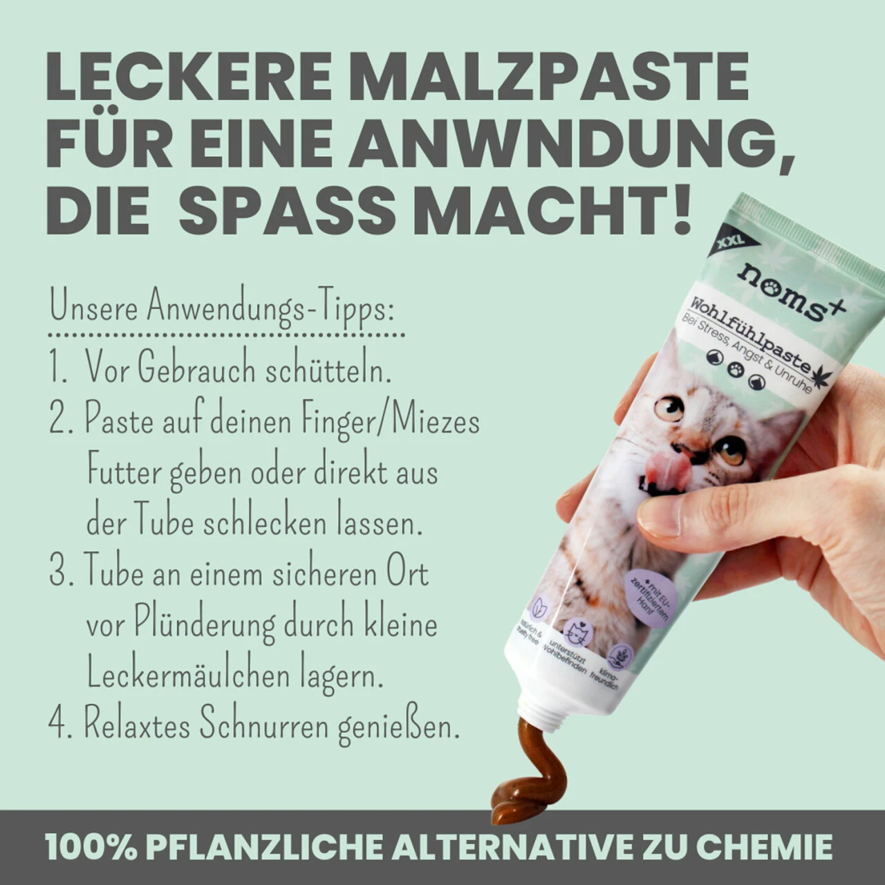 Noms+ Wohlfühlpaste Für Katzen – Bild 4