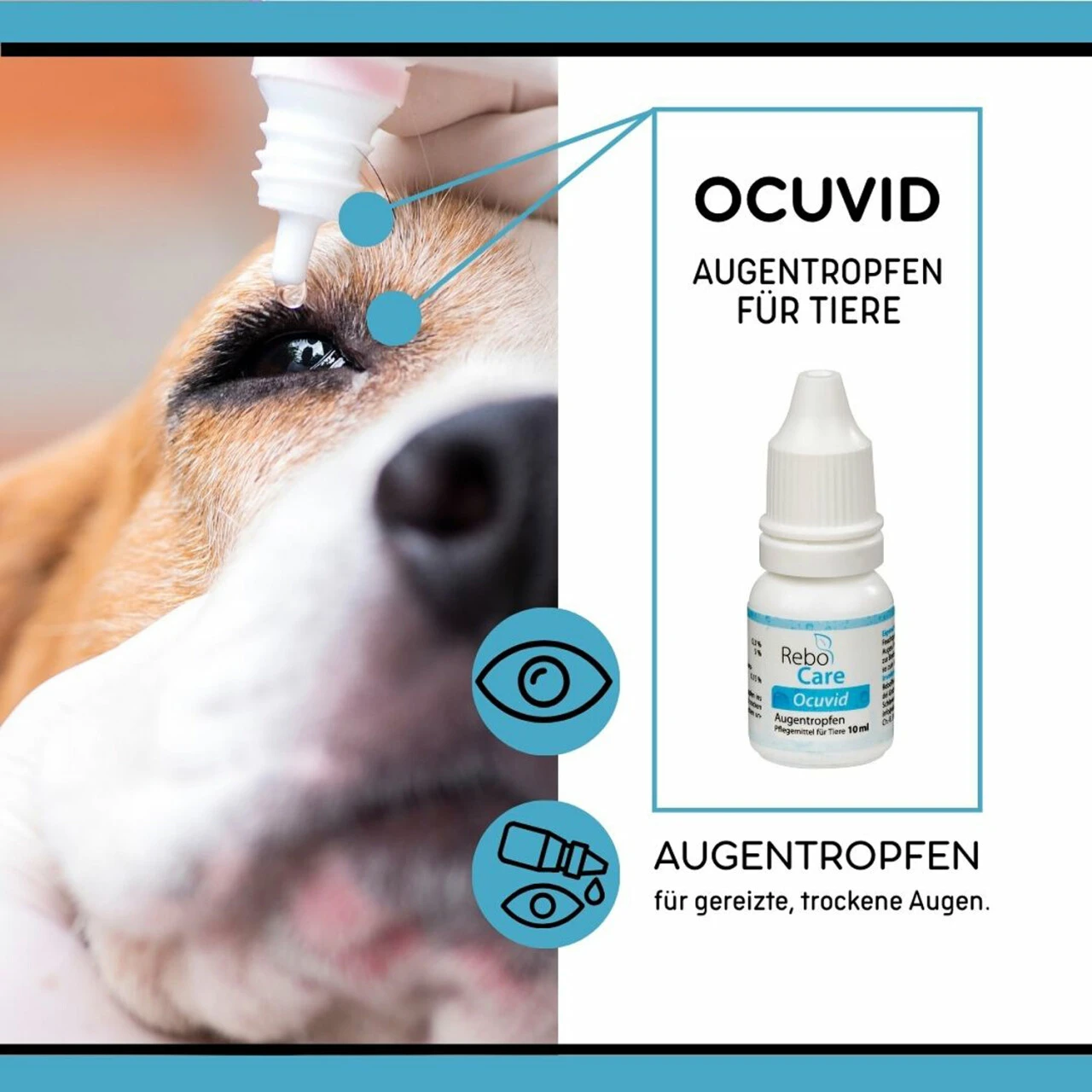 ReboCare Ocuvid Augentropfen Für Tiere – Bild 3