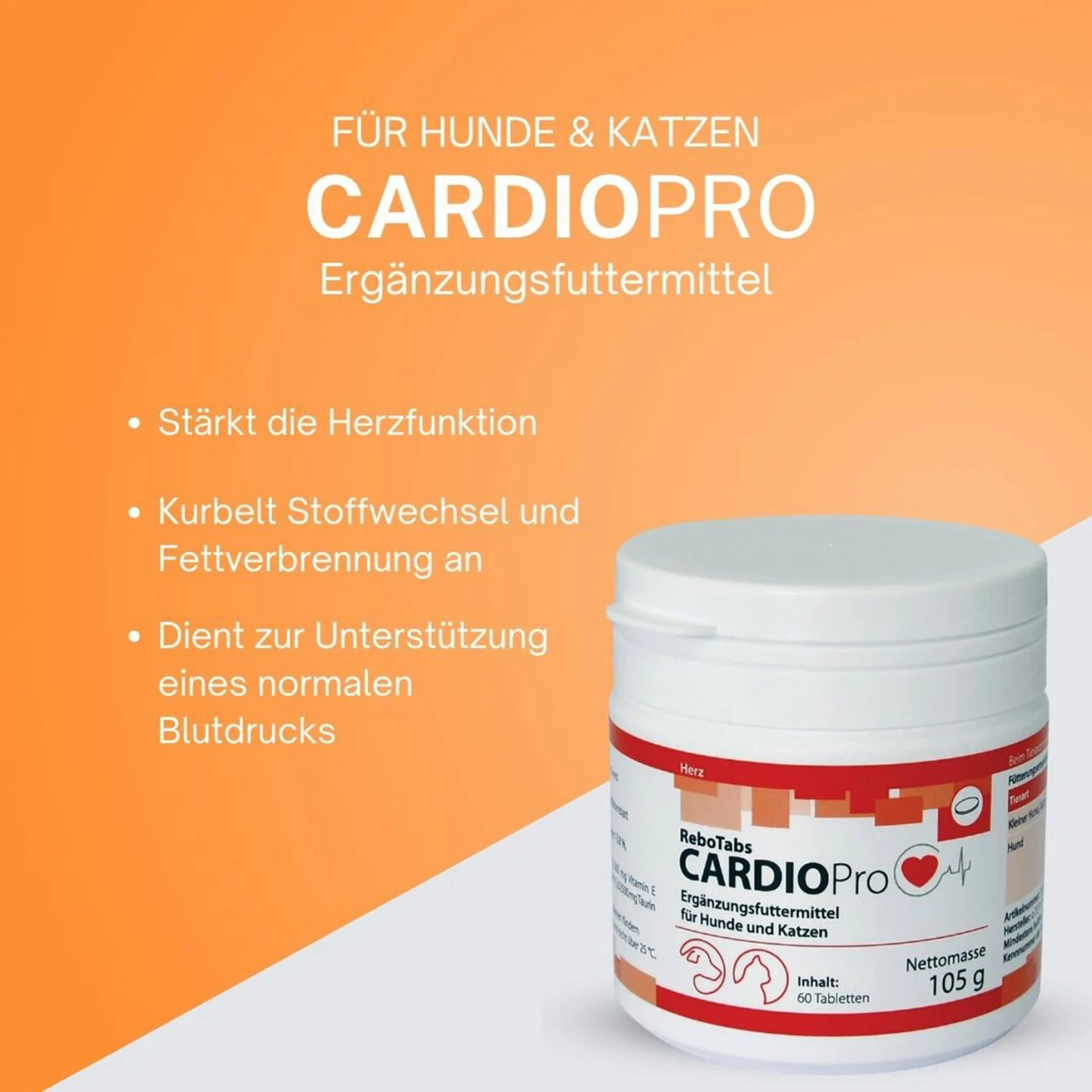 ReboTabs CARDIOPro Für Hunde & Katzen – Bild 2